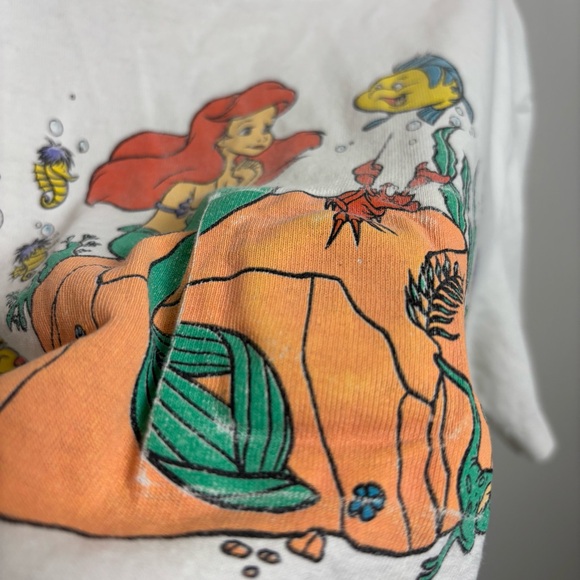 Vintage Disney ariel the little mermaid short sleeve shirt size 8/10? - Picture 6 of 8